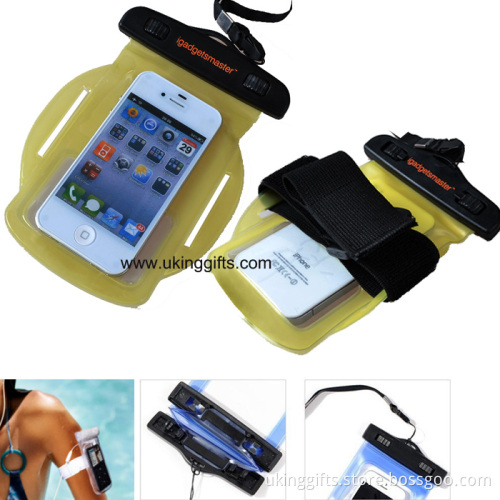 Mobile Waterproof Case 4.3 and 4.5 Inch with Arm Belt Mobile Cover